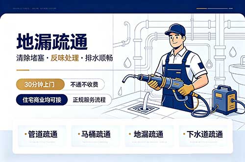 海城地漏疏通