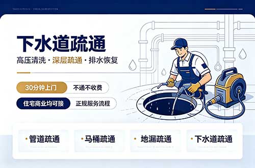 海城下水道疏通