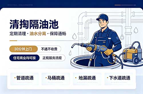 海城清掏隔油池